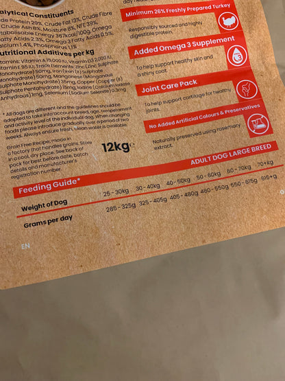 Woodpeckers Grain Free Dog Food 12kg