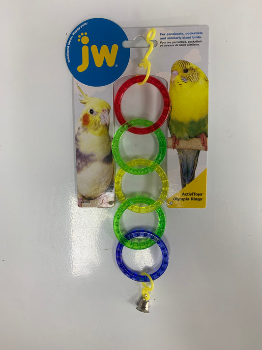 JW Colourful Olympia Rings Bird Toy