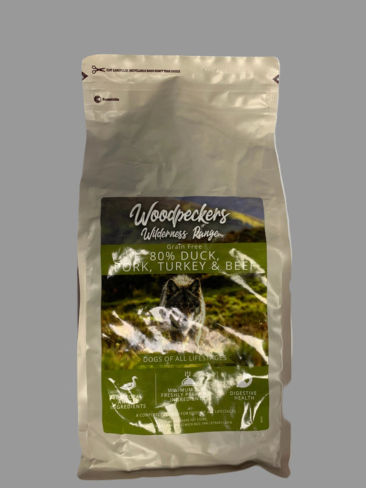 Woodpeckers 80/20 Grain Free Dog Food 2kg