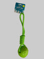 Aqua Dog Green Ball & Rope Dog Toy