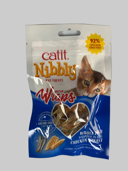 Catit Nibbly Ocean Wraps Cat Treats