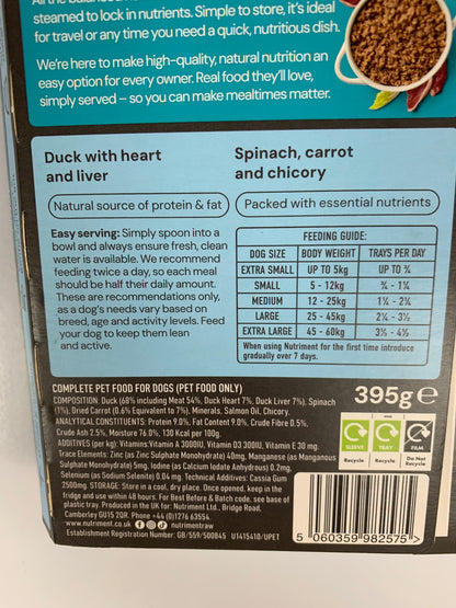Nutriment Gently Steamed Duck 395g