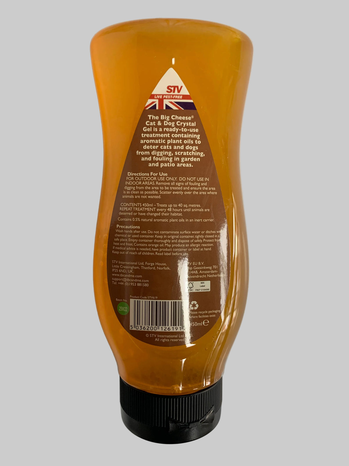 STV The Big Cheese Cat & Dog Crystal Gel 450ml
