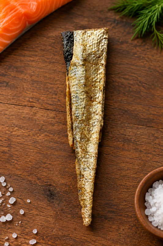 Smoked Salmon Skin